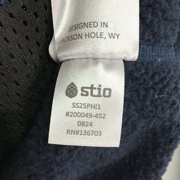 STIO men’s long sleeve full zip fleece jacket medium - Picture 6 of 10